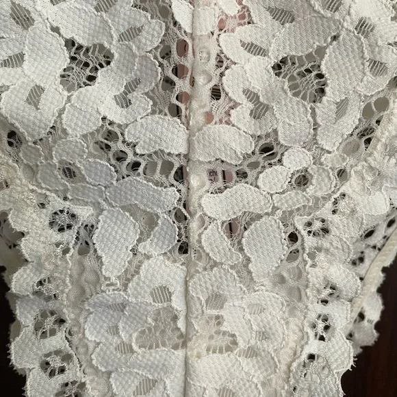 VICTORIA SECRET Cheekini fit, White Lace Pany,  XSmall, NWT - Picture 2 of 6